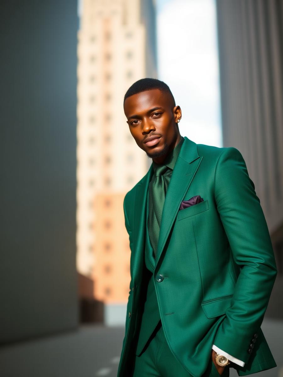 Emerald Cashmere Senator Suit